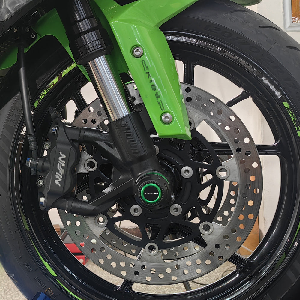 ZX6R Front Fork Slider 2024 2025 | ZX6R Wheel Axle Frame Slider 2025 ZX6R Accessories