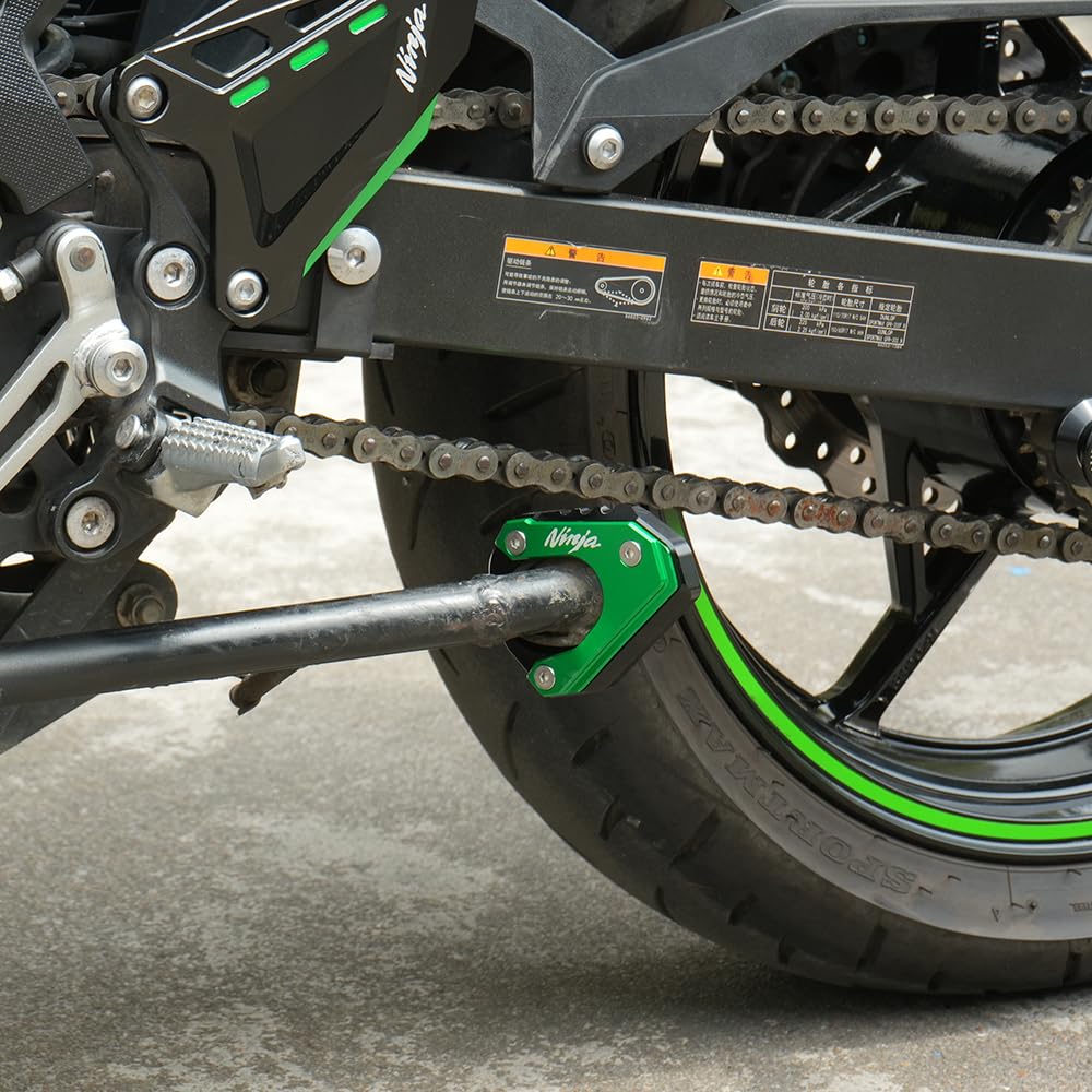 Ninja 500 Kickstand Pad 2024 2025 | Ninja 400 2018 - 2023 2024 | Ninja 500 Foot Stand Plate Accessories