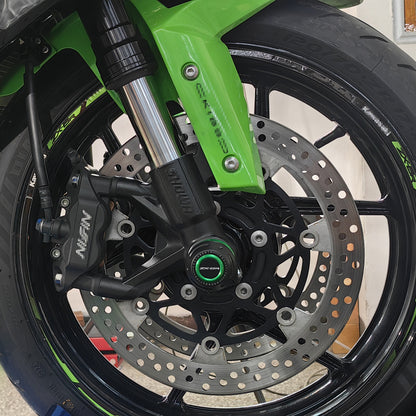 ZX6R Front Fork Slider 2024 2025 | ZX6R Wheel Axle Frame Slider 2025 ZX6R Accessories
