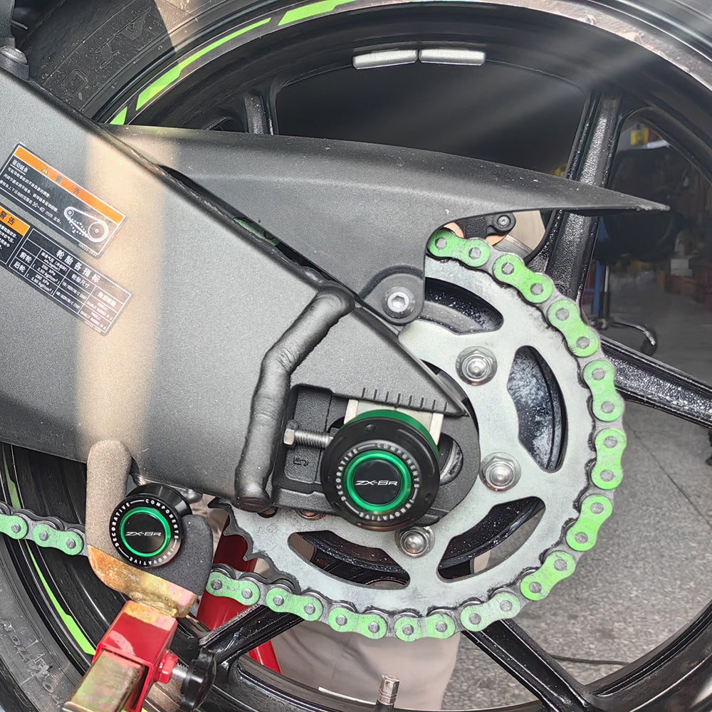 ZX6R Rear Fork Slider 2024 2025 ZX6R Wheel Axle Frame Slider 2025 ZX6R Accessoris