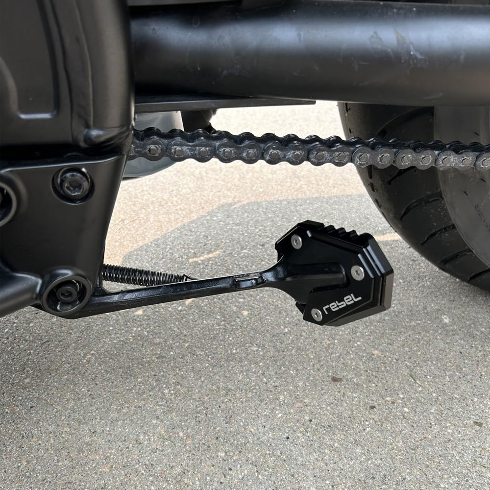 Rebel 1100 Kickstand Extension 2021-2024 2025 | Rebel 1100 Foot Wear Plate 2025 Rebel 1100 Accessories