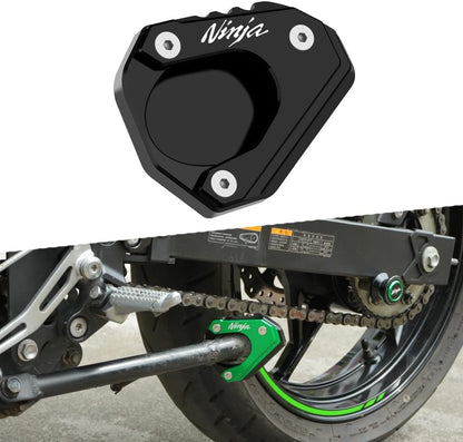 Ninja 500  Kickstand Pad 2024 2025 | Ninja 400 2018 - 2023 2024 | Ninja 500 Foot Stand Plate Accessories