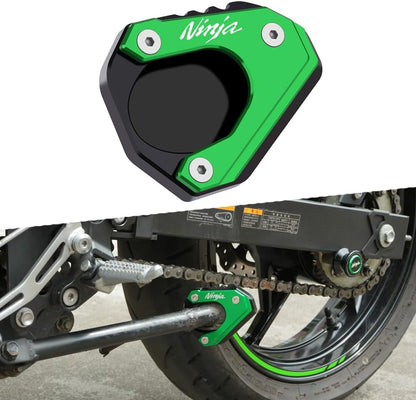 Ninja 500  Kickstand Pad 2024 2025 | Ninja 400 2018 - 2023 2024 | Ninja 500 Foot Stand Plate Accessories