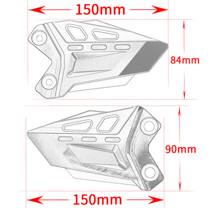 Ninja 650 Heel Guard 2017 - 2024 2025 | Ninja 650 Foot Rest Protect