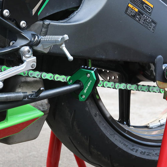 Kickstand Pad Fit For ZX6R 2009 - 2024 2025 | ZX6R Foot Stand Wear Extension