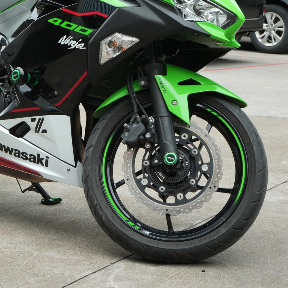 Ninja 400 Front Fork Slider 2018 - 2024 | Ninja 500 2024 2025 Wheel Axle Frame Slider