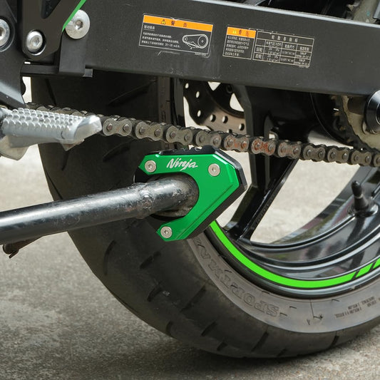 Ninja 500  Kickstand Pad 2024 2025 | Ninja 400 2018 - 2023 2024 | Ninja 500 Foot Stand Plate Accessories