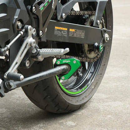 Ninja 500  Kickstand Pad 2024 2025 | Ninja 400 2018 - 2023 2024 | Ninja 500 Foot Stand Plate Accessories