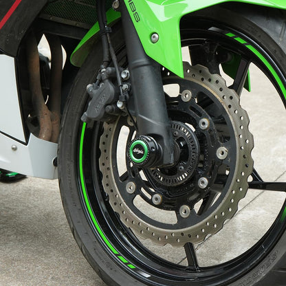 Ninja 400 Front Fork Slider 2018 - 2024 | Ninja 500 2024 2025 Wheel Axle Frame Slider